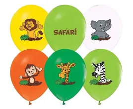 balony-lateksowe-safari-mix-kolor-30cm-5szt
