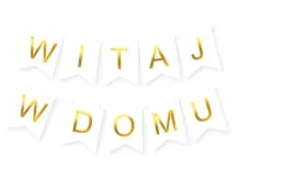 baner-girlanda-biala-zlota-napis-witaj-w-domu-flag