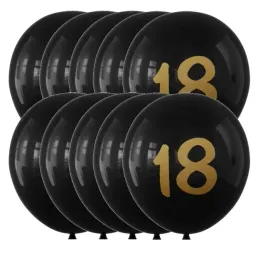 balony-lateksowe-czarne-zlote-osiemnastka-18-stka-12cali-30cm-zestaw-10-szt