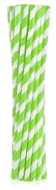 slomki-do-picia-bio-rurki-papierowe-zielone-biale-zygzak-paski-urodziny