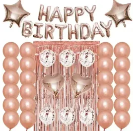 zestaw-balony-urodziny-rozowe-zloto-kurtyna-gold
