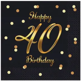 serwetki-czarne-40-urodziny-20-szt-czterdziestka-zloty-napis-papierowe
