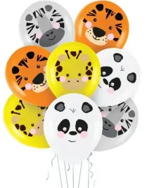 balony-lateksowe-zwierzatka-mix-zoo-wild-animals