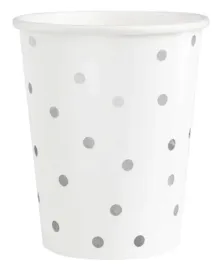 kubki-papierowe-220ml-6szt-urodziny-biale-srebrne-roczek