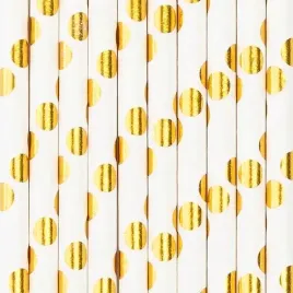 eco-slomki-papierowe-biale-w-zlote-kropki-10-szt