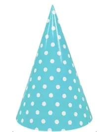 czapeczki-papierowe-urodzinowe-blekitne-kropeczki