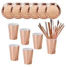kubki-talerzyki-slomki-rose-gold-urodziny-sylwester-wieczor-panienski