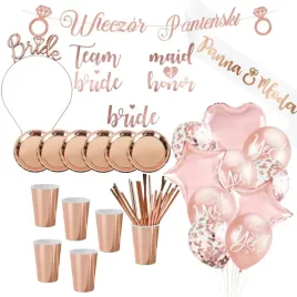 wieczor-panienski-rose-gold-panna-mloda-szarfa-tatuaz-opaska-baner-balony