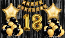zestaw-balony-osiemnastka-zlote-hel-18-urodziny-czarne-zlote-kurtyna-baner