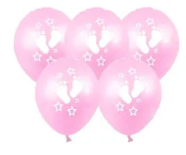 balon-gumowe-roczek-zestaw-baby-shower-girl-6-szt-urodziny-stopki-rozowe