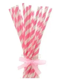 slomki-do-picia-bio-rurki-papierowe-rozowo-biale-roczek-chrzest-dziewczynka