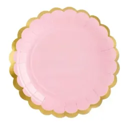 talerzyki-papierowe-rozowe-zlote-brzegi-6-szt-18cm-urodziny-roczek-chrzest