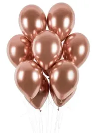 balony-chrom-shiny-rose-gold-10-szt-urodziny-35-cm