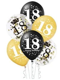 zestaw-balony-zlote-czarne-urodziny-18-konfetti