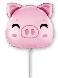 balon-foliowy-glowa-swinka-urodziny-zwierzeta-zoo-rozowa-roczek-farma