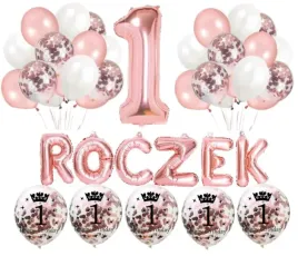 zestaw-balonow-na-roczek-rose-gold-1-dziewczynka-pierwsze-jeden-rozowe