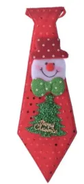krawat-czerwony-swiateczny-balwan-merry-christmas