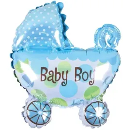 balon-foliowy-wozek-baby-shower-duzy-niebieski