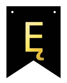 baner-czarno-zloty-diy-czarny-ze-zlota-litera-flagi-12-x-16-cm-litera-e