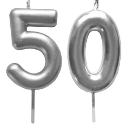 swieczka-na-tort-50-urodziny-srebrna-metaliczna-piecdziesiate-metaliczne