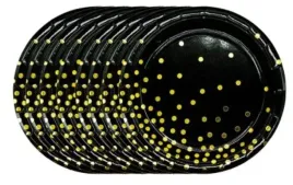 talerzyki-papierowe-czarne-zlote-kropki-groszki-urodziny-sylwester-chrzest