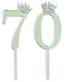 topper-toper-na-tort-urodziny-70-dekoracja-srebrny-siedemdziesiate-korona