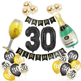 zestaw-balony-30-urodziny-trzydziestka-szampan-kieliszek-baner-konfetti