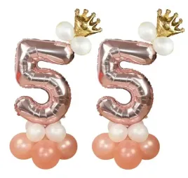 zestaw-balonow-urodziny-cyfra-55-rose-gold-korona-rozowe-zloto-urodzinowe