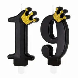 swieczka-urodzinowa-czarna-zlota-korona-liczba-19-urodziny-na-tort-dekor