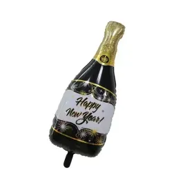 balon-foliowy-szampan-nowy-rok-sylwester-czarny