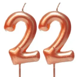 swieczki-na-tort-22-urodziny-rose-gold-metaliczne