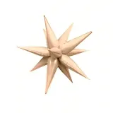 balon-foliowy-3d-bezowy-bezowa-gwiazda-gwiazdka