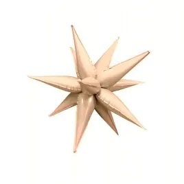 balon-foliowy-3d-bezowy-bezowa-gwiazda-gwiazdka