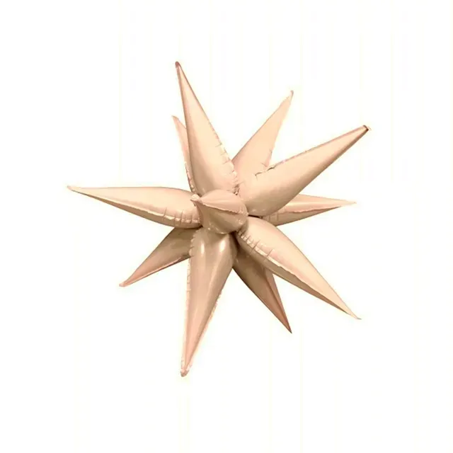 balon-foliowy-3d-bezowy-bezowa-gwiazda-gwiazdka