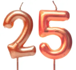 swieczki-na-tort-25-urodziny-rose-gold-metaliczne-rozowe-zloto-rocznica