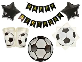 zestaw-kubki-talerzyki-pilka-football-urodziny-papierowe-kubeczki-eko