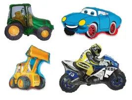 zestaw-balonow-urodziny-pojazdy-koparka-traktor-auto-motor-samochody-roczek
