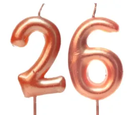 swieczki-na-tort-26-urodziny-rose-gold-metaliczne-rozowe-zloto-rocznica