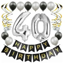 srebrne-czarne-balony-40-urodziny-czterdziestka-hel-zestaw-balonow-zlote