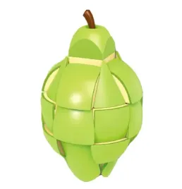 kostka-logiczna-owoc-gruszka-3x3-pear-cube-zielona-prezent-zrecznosciowa