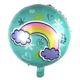 okragly-turkusowy-balon-foliowy-tecza-urodziny-hel