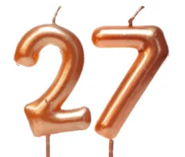 swieczki-na-tort-27-urodziny-rose-gold-metaliczne