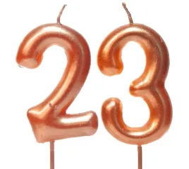 swieczki-na-tort-23-urodziny-rose-gold-metaliczne