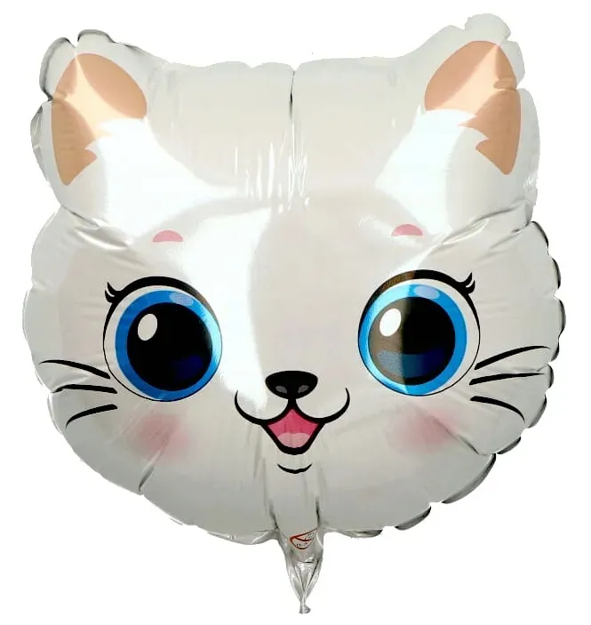 balon-foliowy-bialy-kotek-urodziny-roczek-21-cm-przyjecie-glowa-zwierzeta