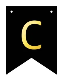 baner-czarno-zloty-diy-czarny-ze-zlota-litera-flagi-12-x-16-cm-litera-c