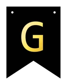baner-czarno-zloty-diy-czarny-ze-zlota-litera-flagi-12-x-16-cm-litera-g