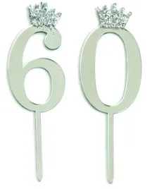 topper-toper-na-tort-urodziny-60-dekoracja-srebrny-szescdziesiate-korona