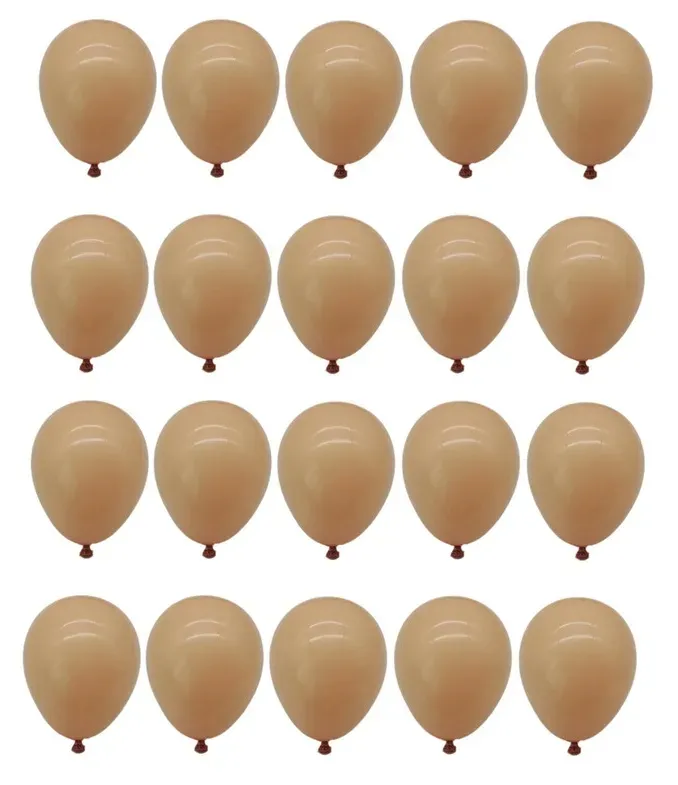 balony-pastelowe-urodzinowe-brazowy-5-cali-20-szt