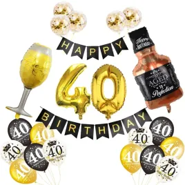 zestaw-balony-40-urodziny-czterdziestka-whisky-zlote-czarne-konfetti-baner