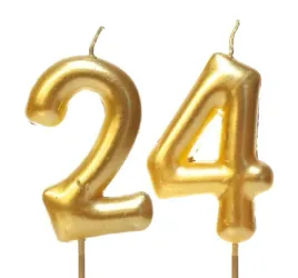 swieczki-na-tort-24-urodziny-zlote-metaliczne